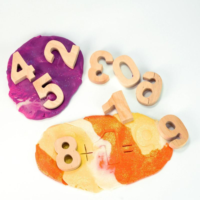 Land Of Dough Learning Numbers Play Dough Kit